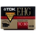 thumbnail image 1 of Cinta VHS-C TDK E-HG Sound & Color TC-30 para videocámaras, 1 of 2