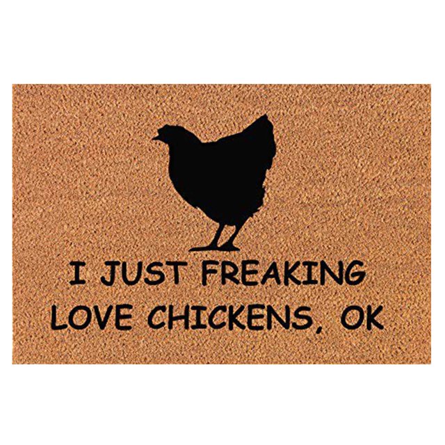 WRXMIJNHGSA Carpet Under $10 Funny Christmas Chicken Door Mat Slip Dirty Door Rug For Entrance Front Door Outdoor Entrance Porch Mat With Slip Polyester Funny Christmas Floor Mat