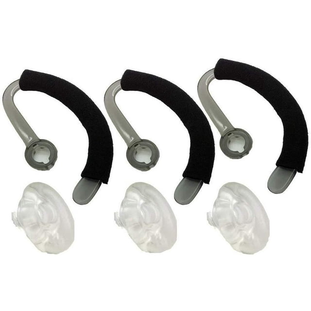 Premium Replacement Earbuds Ear Tips + Ear Hook Loops + Foam Spare