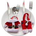 thumbnail image 1 of Christmas Decoration - Not Specified - Set of 6 Pocket Cutlery - Red - Interior - Mixed, 1 of 3