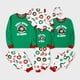 thumbnail image 1 of Conjuntos de pijamas navideños a juego para toda la familia Donut Worry Be Happy Pantalones con cordón y bolsillos, 1 of 5