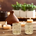 thumbnail image 4 of TABLETREANDS 2Ud Soporte Para Velas De Hierro Duradero Estilo Vintage Para De Salón Dorado, 4 of 6