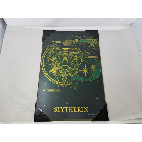 Harry Potter Slytherin Wooden Wall Art