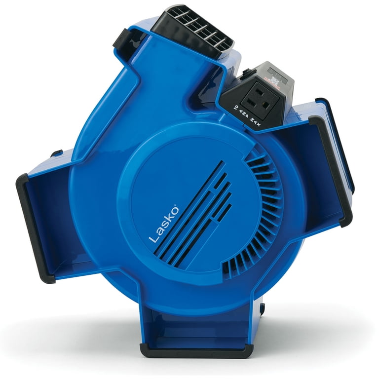 Lasko X-Blower 6-Position Utility Blower Floor Fan with Outlet, X12905,  Blue - Walmart.com