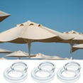 2PCS Silicone Umbrella Hole Ring Cap Patio Table Umbrella Hole Plug for