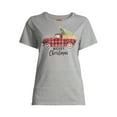 thumbnail image 3 of Holiday Time Women's Christmas T-Shirt, 3 of 6
