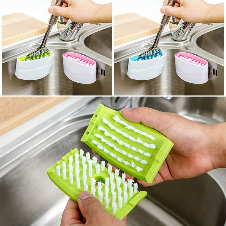 The Cutlery Cleaner Attaches To Your Sink To Easily Clean Your