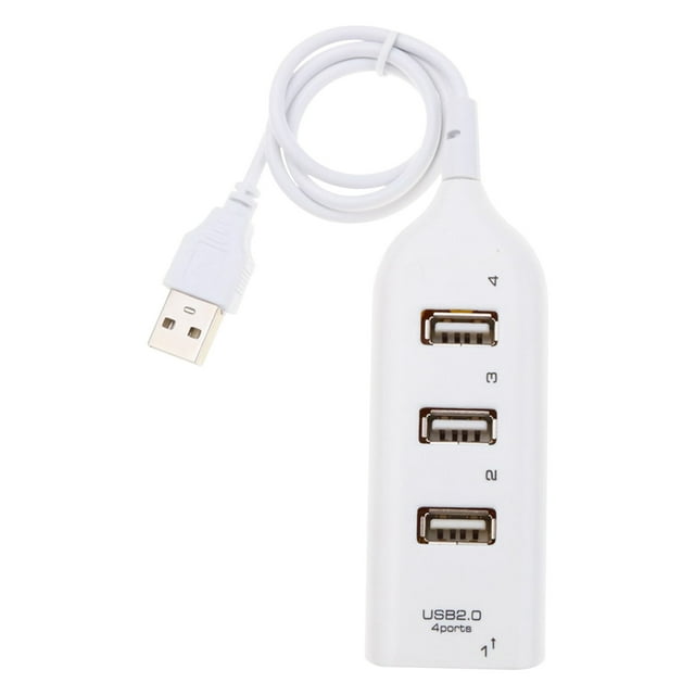 DPTALR Répartiteur USB2.0 à Haute Vitesse à Brancher, Prend en Charge HUB HUB à Commutation à Chaud, Extension USB, un pour Quatre