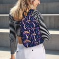 thumbnail image 5 of Fotbe Floral Hippie Mushrooms Mochila de Lona con Estampado, Mochila Duradera, Mochila Versátil de Alta Calidad, Mochila Compacta Vintage-Small, 5 of 5
