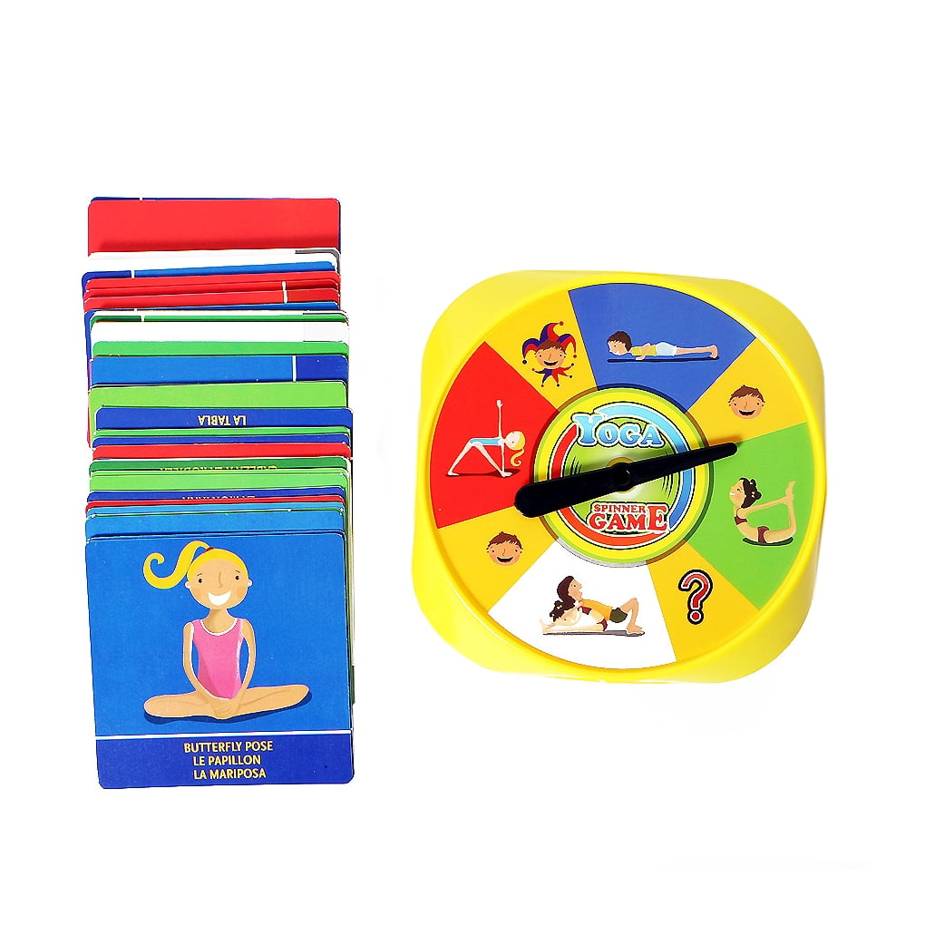 Yoga Spinner Game Parents Children Kids Cards Interactive Toy Exercise  Desktop Early Education Games - Walmart.com