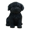 thumbnail image 2 of PPgejGEK Cute Simulation Bichon Frise Dog Ornament Resin Craft Home Decoration Room Desktop Decor Pet Model Collectible Figurine 3.94 Inches Height Hand Painted, 2 of 9