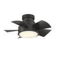 thumbnail image 2 of Vox 26" Bronze Dimmable LED Smart Flush Mount Ceiling Fan with Remote Control, 2 of 7