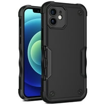 Feishell Compatible with iPhone 11 Case,  Armor Heavy Duty Shockproof Drop Protective Dustproof Full Body Rugged 3-Layer Military Tough Durable Cover for iPhone 11,
Black