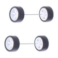 thumbnail image 4 of 1:64 Juego de ruedas y neumáticos Modelo de ruedas Resistente al desgaste Ruedas de vehículo Neumático modificado Blanco, 4 of 9