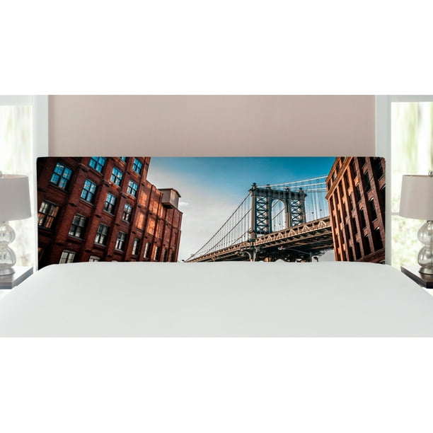 New York Headboard Manhattan Bridge, Manhattan King Size Bed Dimensions