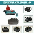thumbnail image 3 of New Version V6 V7 V8 Battery Adapter for Makita 18V Lithium Battery Convert to Work with for Dyso V8 V7 V6 Animal Absolute Motorhead Fluffy Vacuum Cleaners, 3-in-1 Vacuum Battery Converter, 3 of 6