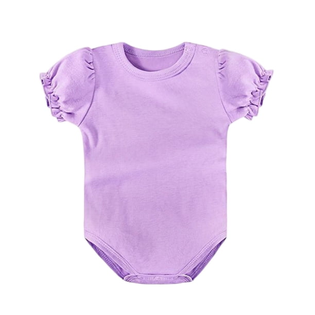 Niño Bebé Verano Romper Sudadera Manga Corta Cuello Redondo Lindo Pantalones Cortos Sólidos Niños Niñas Casual
