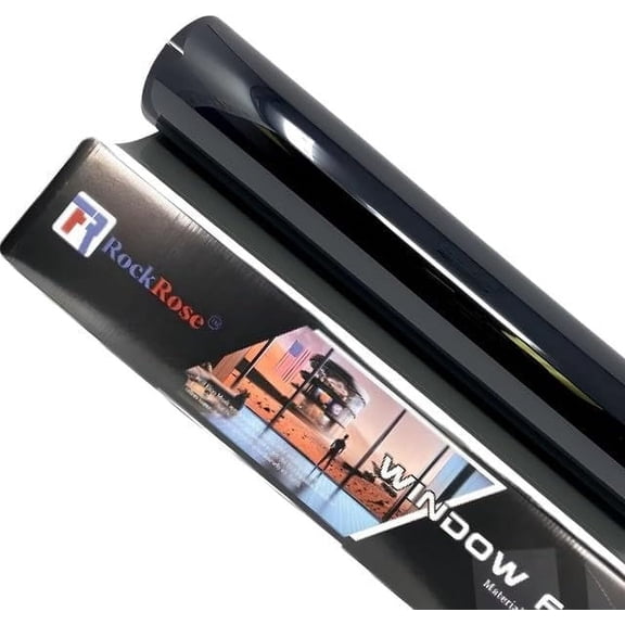 RockRose 50% VLT Car Window Tint - 2PLY Premium Carbon Professional Tint for Car & Building, Heat, UV, IRR Block, Easy Heat Shrink & Strong Adhesive - Tint for car & Other Vehicle - Size (20" X 15ft)