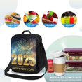 thumbnail image 4 of Rateoe 2025 New Year 5 Lunch Bag Reusable Lunch Box with Shoulder Straps for Men Women Insulated Portable Lunchbox for adults Suitable for School Work Picnic, 4 of 7