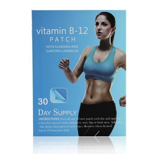Vitamin B12 Fitness Slimming Guarana Patch - 30 Days Pack