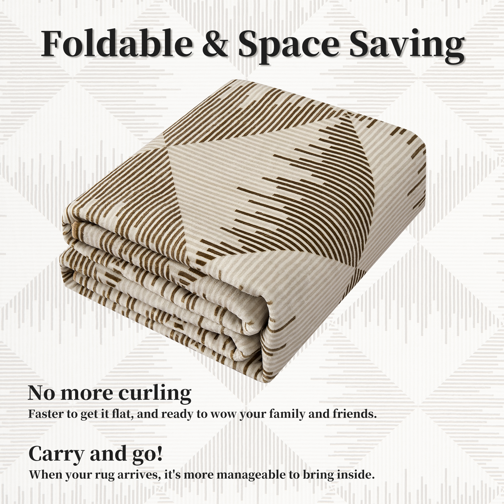 5x7 Washable Area Rugs for Living Room Non Slip Low Pile Modern Geometric Farmhouse Dining Room Carpets for Bedroom Dorm Beige