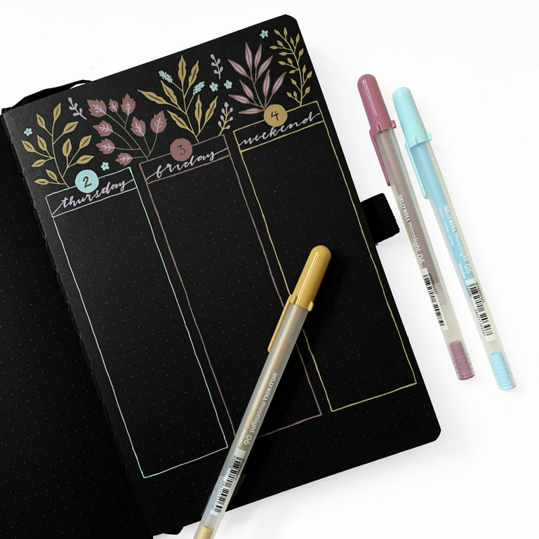 Sakura Gelly Roll Moonlight Pen Set, Fine, 5-Colors, Twilight 