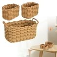 thumbnail image 1 of Storage rack Woven Storage Basket 2025 Woven Basket For Organizing Decor For Living Room Bedroom Baskets For Organizing Woven Rope Storage, 1 of 9