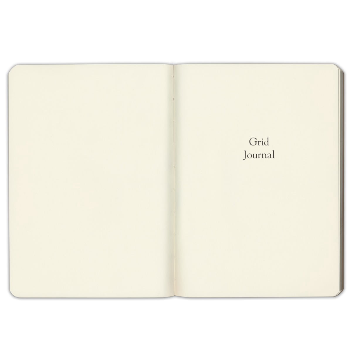 Gallery Leather Desk Grid Journal - Acadia Hydrangea - 8"x5.5"