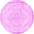 thumbnail image 1 of Ahgly Company Indoor Round Persian Pink Traditional Area Rugs, 8' Round, 1 of 4