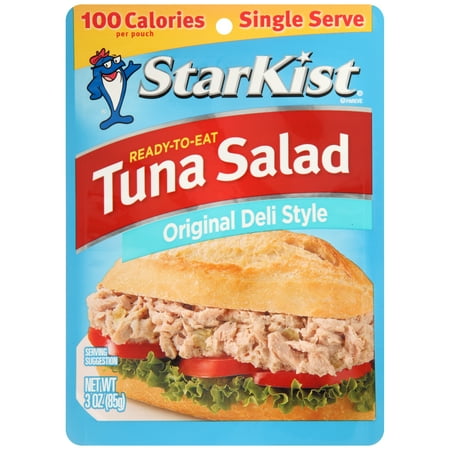 (4 Pack) StarKist Ready-to-Eat Tuna Salad, Original Deli Style, 3 Ounce (Best Ready To Eat Food)