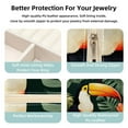 thumbnail image 3 of Toucan Portable Square Jewelry Box for Rings Earrings Necklaces Bracelets Girls Women Travel Organizer Decorative Display, 3 of 6
