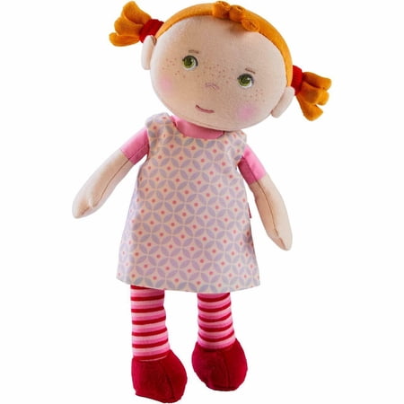 HABA Soft Baby Doll Roya - 10  Soft Doll with Red Pigtails  Pink Dress price history on PriceWatchPro