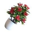 thumbnail image 4 of Bonsai de simulación de decoración del hogar de flores artificiales de plástico maceta falsa Inevent HA8767-00B, 4 of 7