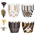 thumbnail image 1 of Miangastore Cake Rims Gold Fashion Square 24 Sets 8x3.1in, 1 of 9