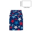 thumbnail image 3 of Independence Day Table Runner, Multicolor Linen Patriotic Decor for Dining Table, 183 x 33 cm, Heart Pattern, 1 Pack, 3 of 6