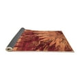 thumbnail image 2 of Ahgly Company Indoor Square Oriental Orange Industrial Area Rugs, 6' Square, 2 of 4
