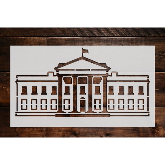 State Building Stencil - Art and Wall Stencil (6"x5")