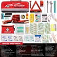 thumbnail image 2 of Kit de emergencia para automóvil General Medi de 127 piezas con botiquín de primeros auxilios, 2 of 9
