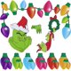 thumbnail image 3 of 30PCS Bombilla Reflectante Imán Decoraciones Navideñas para Coches para Navidad, Vacaciones, Cruceros, Puertas, Coches, Buzón, Decoración Exterior (Adornos Grinch), 3 of 4