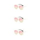 thumbnail image 4 of Minnieouse Gafas de sol poligonales con montura pequeña a la moda para hombre y mujer, lentes polarizadas, protección , cómodas, doradas, rosas Type1 NO1, 4 of 6