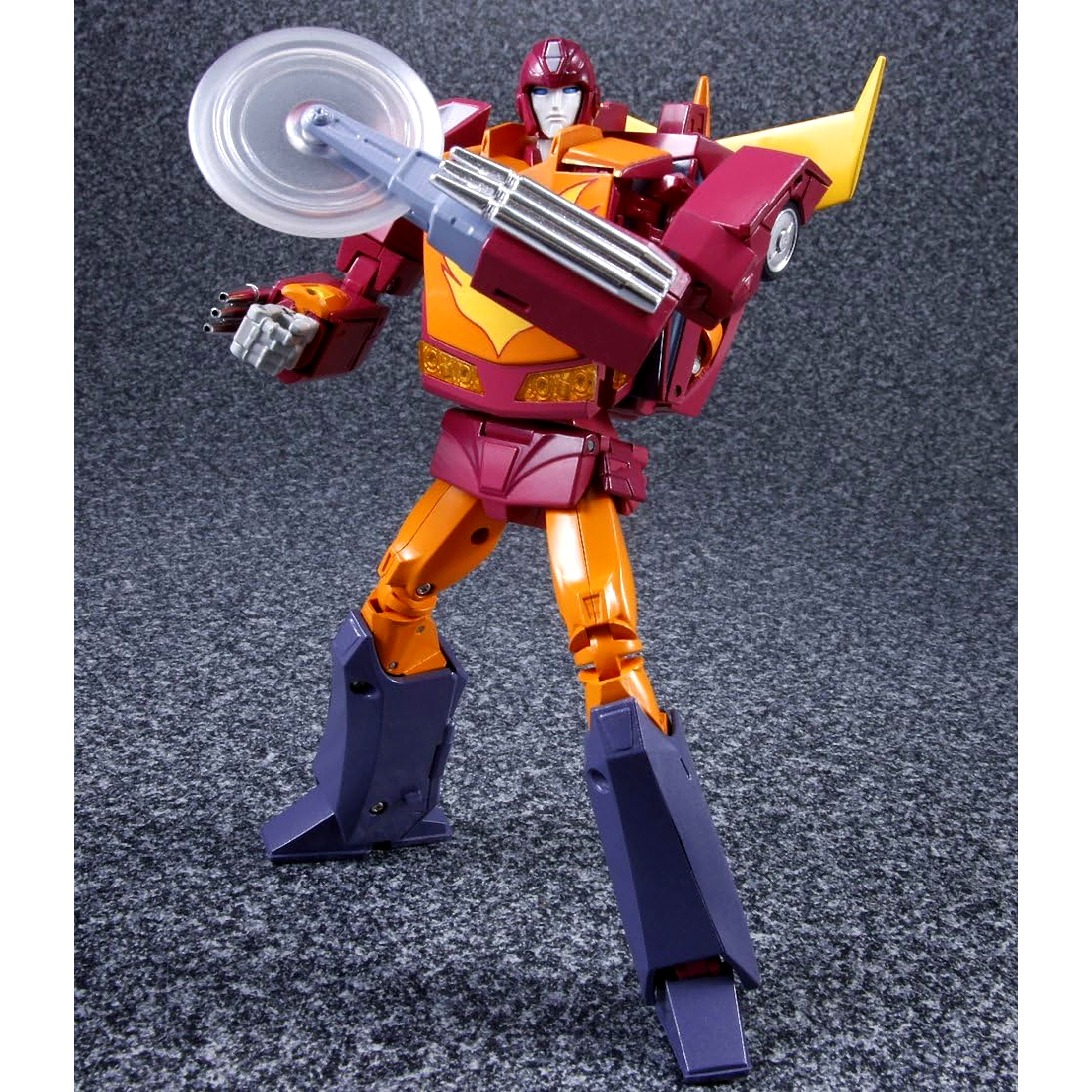 Takara Tomy Transformers Masterpiece MP-28 Hot Rodimus, Converts
