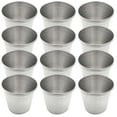 thumbnail image 1 of 18 Pcs Gobelets en Acier Inoxydable Verres à Boire en Métal Incassables Gobelets à Boire (45ml), 1 of 8