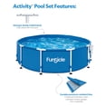 thumbnail image 5 of Funsicle 36” SureStep 3 Stair Pool Ladder w/ 12' x 30" Round Swimming Pool, 5 of 12