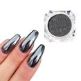 thumbnail image 1 of Polvo para uñas MEILINDS Black Chrome 1 g efecto espejo metálico, 1 of 9