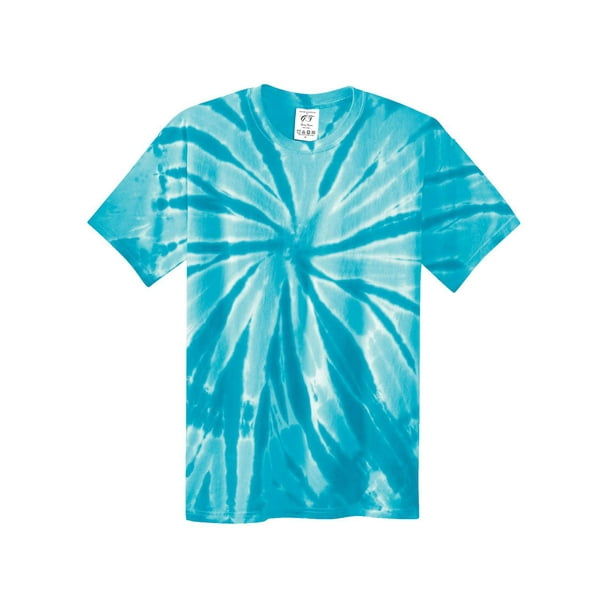 Gravity Threads Mens Tie-Dye Short-Sleeve T-Shirt - Turquoise - 2X