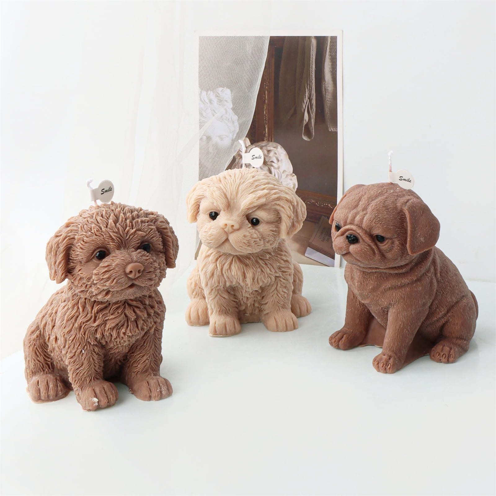 Dog Bear Shaped Silicone Mold for Making Soap Plaster Ornemant Resin Craft Resin Casting Molds