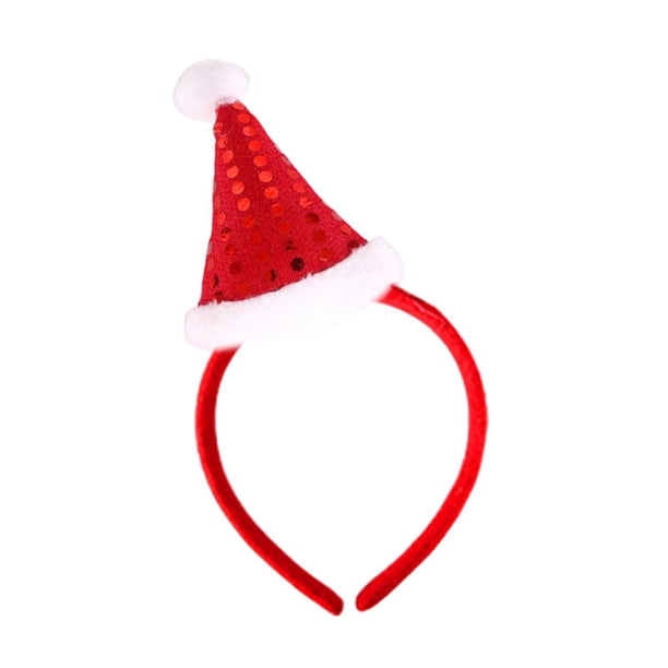 Diademas navideñas Fiesta navideña Lindos accesorios decorativos para el cabello para Navidad sombrero