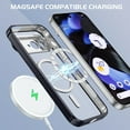 thumbnail image 5 of TELASO for Google Pixel 9 Case Compatible with Mag-Safe 6.3" Magnetic Plated Slim Thin Non-Yellowing Clear Transparent Shockproof Soft Tpu Electroplated Bumper Phone Case for Pixel 9 Black, 5 of 9