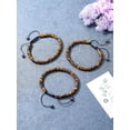 thumbnail image 4 of GHSDFBB Natural Stone Beads Bracelet Healing Crystal Adjustable Handmade Braided Rope Gemstone Bracelets for Men, 4 of 7