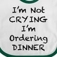 thumbnail image 4 of Inktastic I'm Not Crying, I'm Ordering Dinner Boys or Girls Baby Bib, 4 of 4